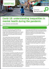Covid-19: understanding inequalities in mental health during the pandemic
